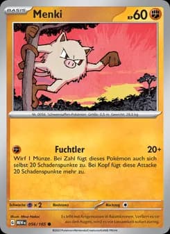 Menki card in German