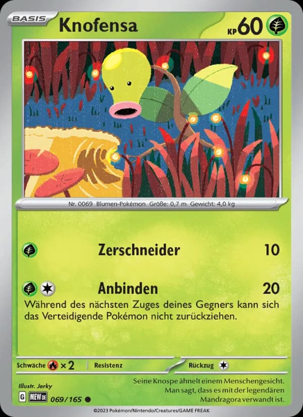 Knofensa card in German