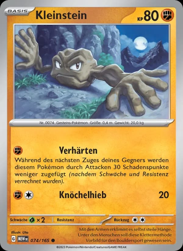 Kleinstein card in German