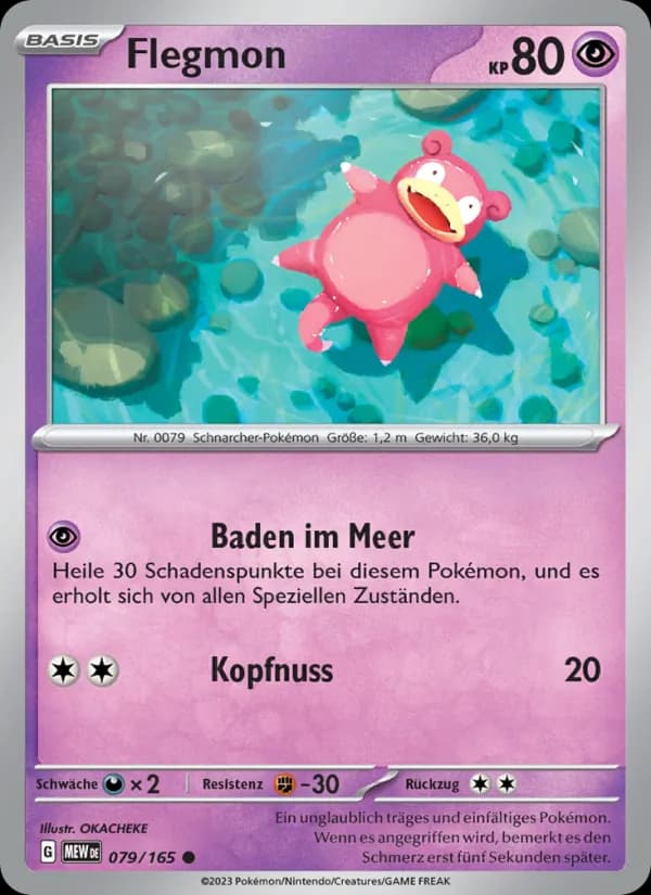 Flegmon card in German