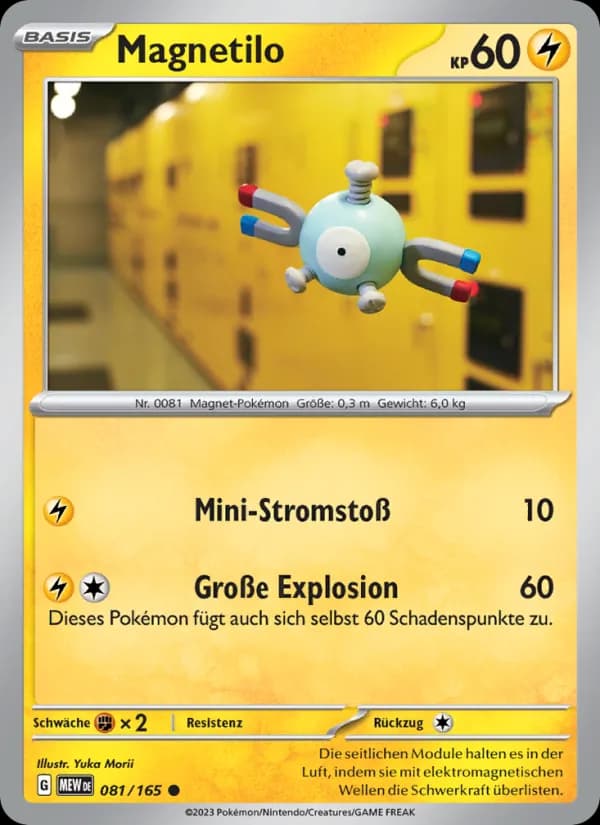 Magnetilo card in German