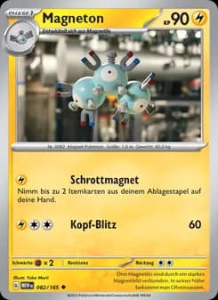 Magneton card in German