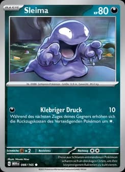 Sleima card in German