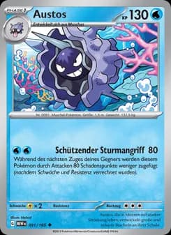 Austos card in German
