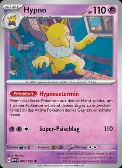 Hypno card in German