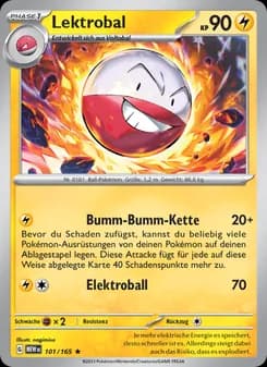 Lektrobal card in German