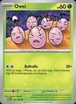 Owei card in German