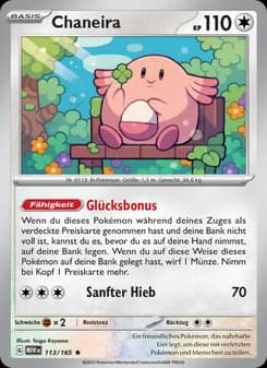 Chaneira card in German