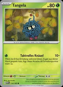 Tangela card in German