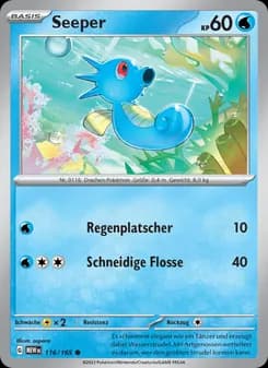 Seeper card in German