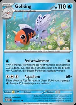 Golking card in German