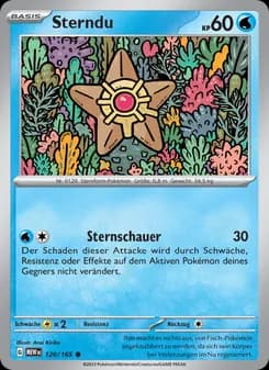 Sterndu card in German