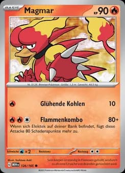 Magmar card in German