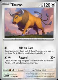 Tauros card in German