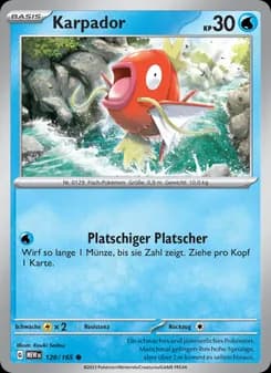 Karpador card in German