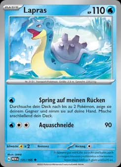 Lapras card in German