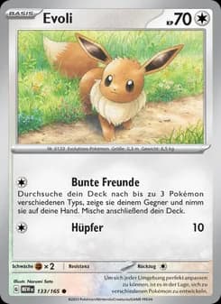 Evoli card in German