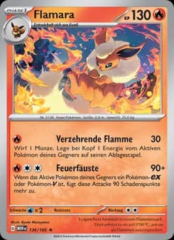 Flamara card in German