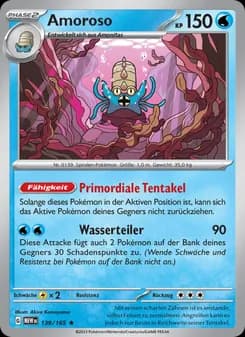 Amoroso card in German