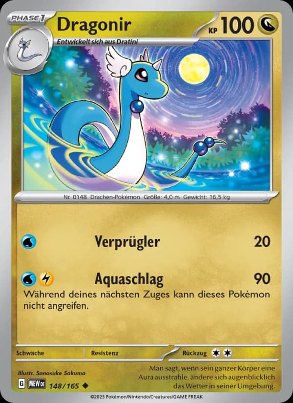 Dragonir card in German