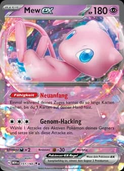 Mew-ex card in German