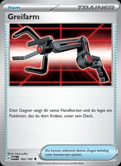 Greifarm card in German