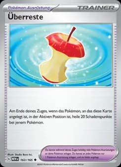 Überreste card in German