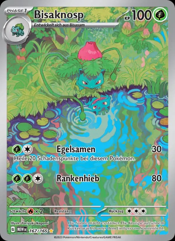Bisaknosp card in German