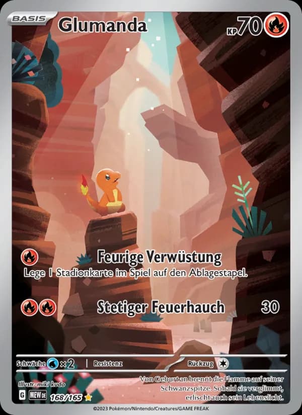 Glumanda card in German