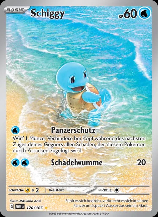 Schiggy card in German