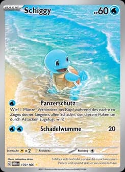 Schiggy card in German