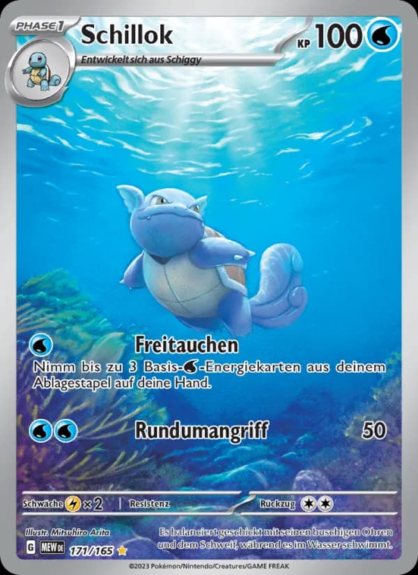Schillok card in German