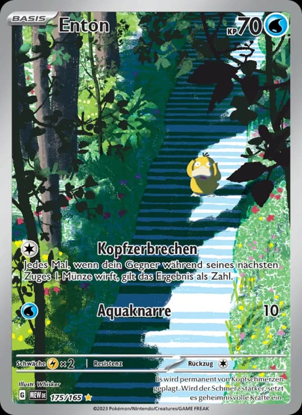 Enton card in German