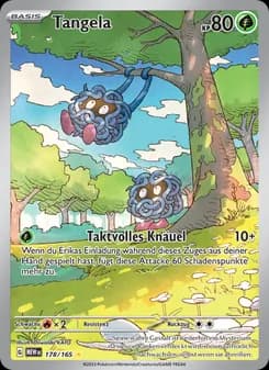 Tangela card in German