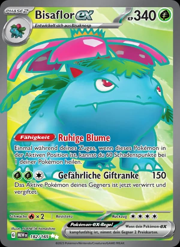 Bisaflor-ex card in German