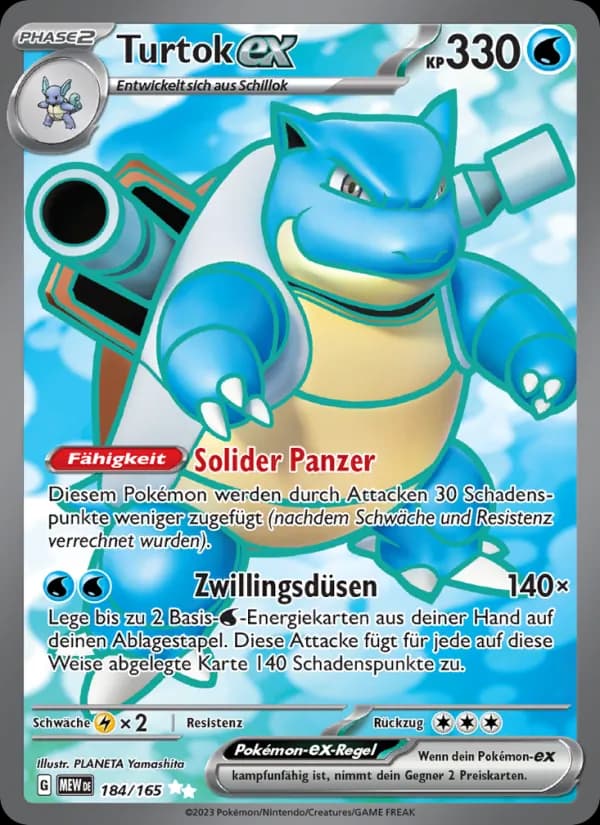 Turtok-ex card in German