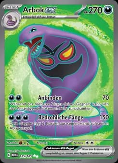Arbok-ex card in German