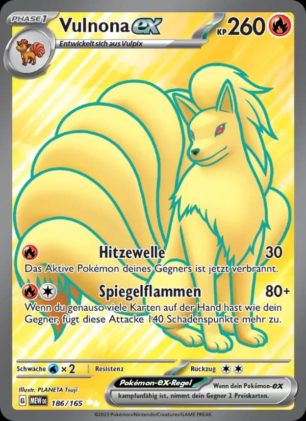 Vulnona-ex card in German