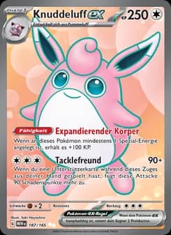 Knuddeluff-ex card in German
