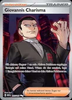 Giovannis Charisma card in German