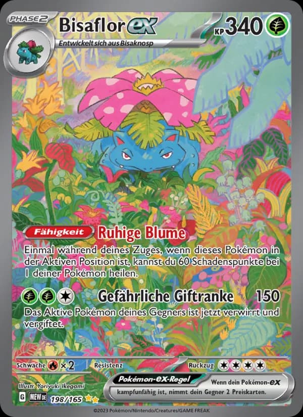 Bisaflor-ex card in German