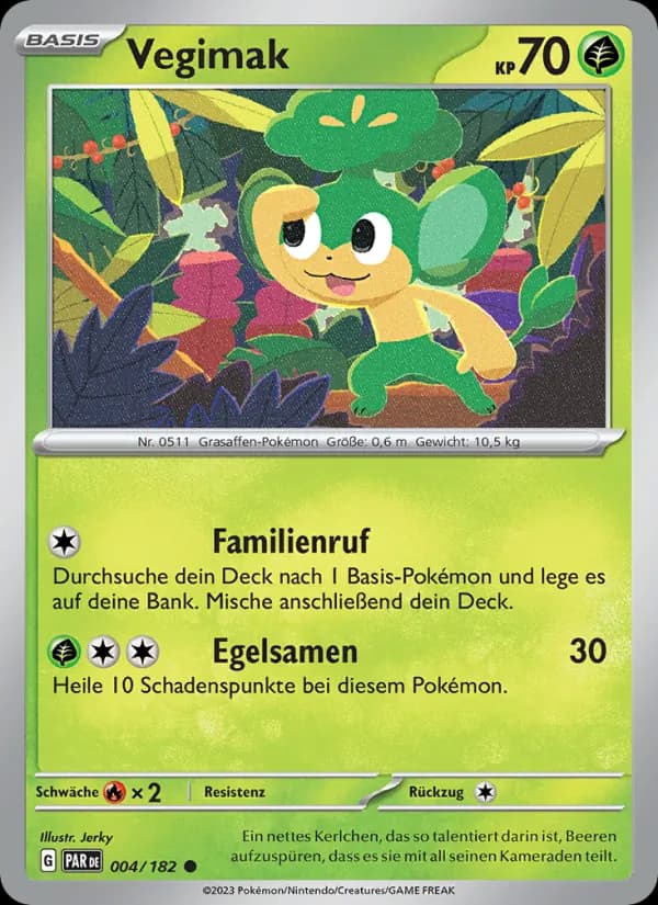 Vegimak card in German