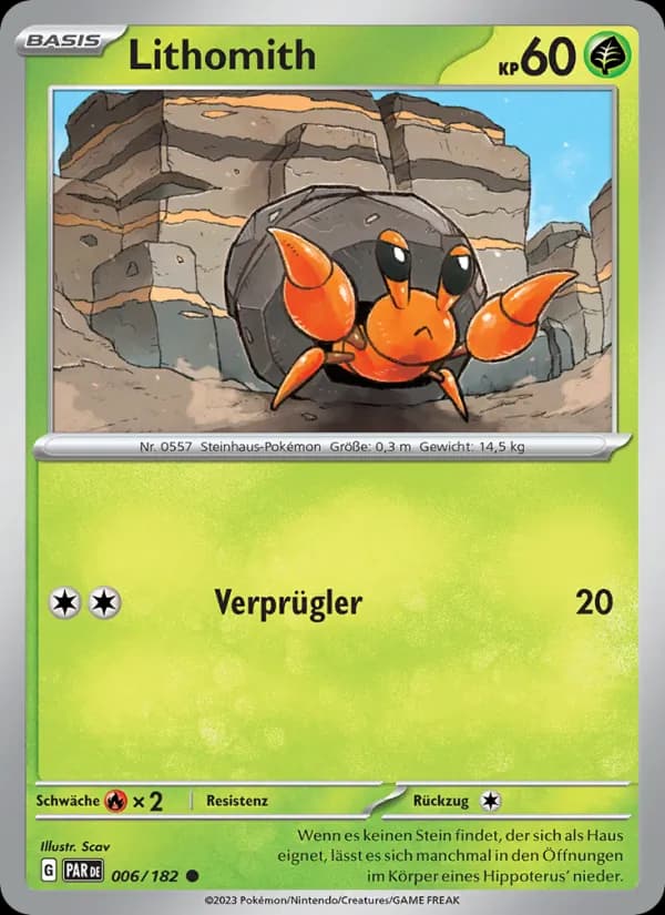 Lithomith card in German