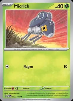 Micrick card in German