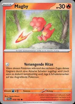 Magby card in German