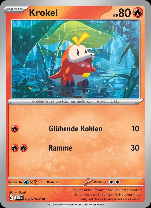 Krokel card in German