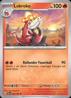 Lokroko card in German