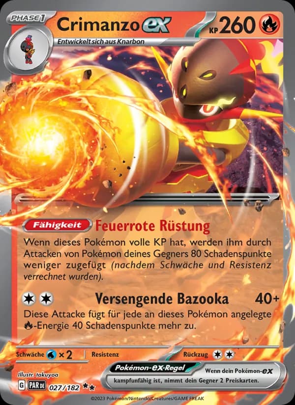 Crimanzo-ex card in German
