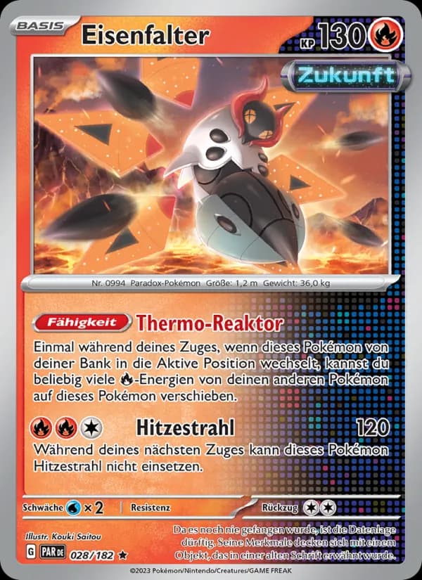 Eisenfalter card in German