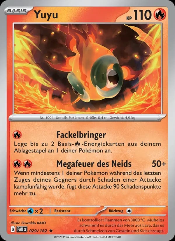 Yuyu card in German